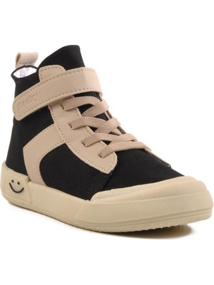 Siyah Tekstil Çocuk Günlük Ayakkabı Rocky 7465 P