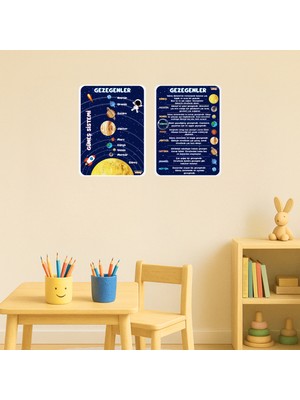 Güneş Sistemi Gezegenler Seti Eğitici Set Çocuk Aktiviteleri Eğitici Oyuncak Okul Öncesi Eğitim