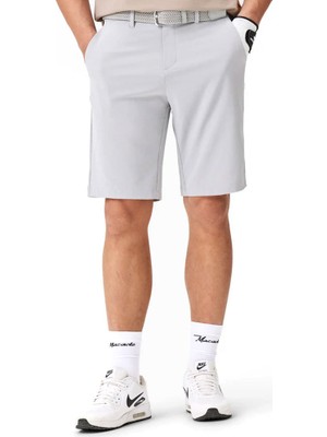 Macade Dört Yönlü Esnek Golf Şortu Açık Gri SH20210351