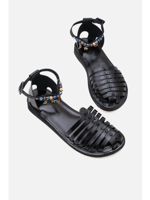 Corridor Italy - Günlük Kadın  Deri Sandalet