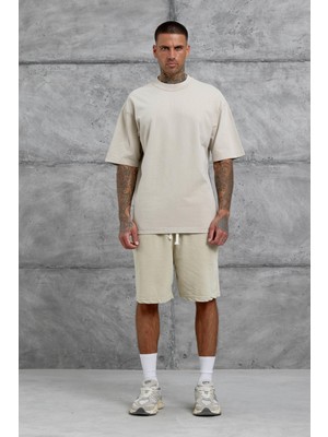 Nomarc Krem Basic Oversize Tshirt