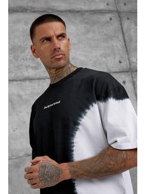 Nomarc Siyah Desinged Brand Yazılı Oversize Tshirt