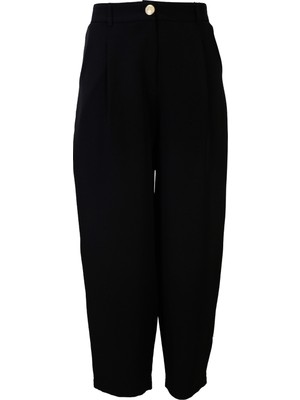 Eskişehir Mağazacılık 5567 Sentez Pantolon Roma Arkası Lastikli Pileli