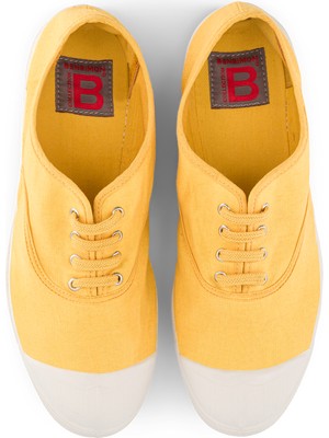 Bensimon Lacet Femme Coloris De Saison Bouton D Or - Sarı Kadın Ayakkabısı
