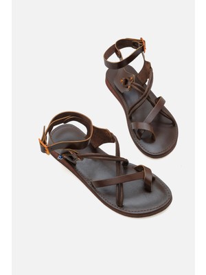 Corridor Italy - Günlük Kadın  Deri Sandalet