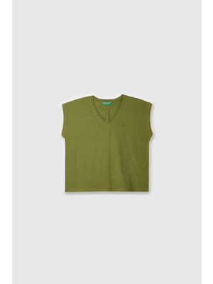 Benetton Kadın Tshirt BNT-W21731-014