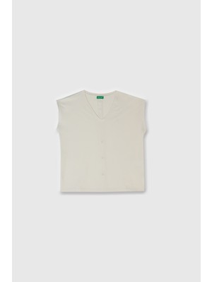 Benetton Kadın Tshirt BNT-W21731-002