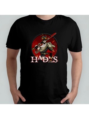 Pixxa Hades Unisex %100 Pamuklu Bisiklet Yaka T-Shirt
