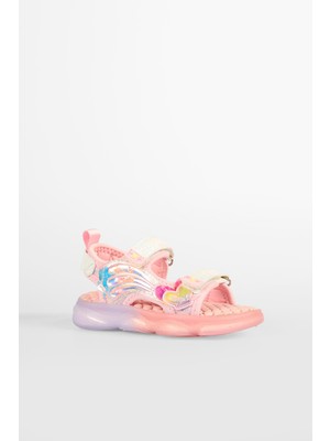 Vicco Can Bebe Işıklı Phylon Sandalet Pudra