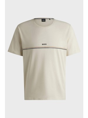 Boss  Pamuklu Regular Fit  Bisiklet Yaka Logolu T Shirt Erkek T Shirt 50515395 131