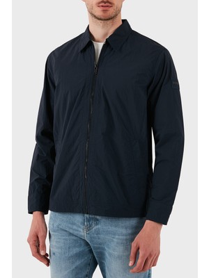 Boss Logolu Relaxed Fit Fermuarlı Gömlek Erkek Gömlek 50538256 404