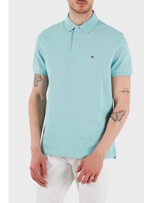 Tommy Hilfiger Streç Pamuklu Slim Fit Düğmeli Polo Yaka T Shirt Erkek Polo Yaka T Shirt MW0MW17770 C00