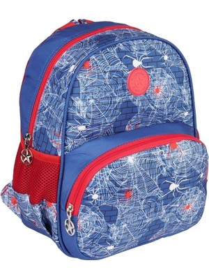 Erkek Çocuk Desenli Çok Gözlü Su Koyma Bölümlü Anaokulu Sırt Çanta