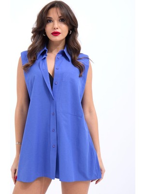 Nidam Butik 5210 Gömlek-Mor