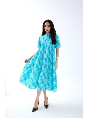 Nidam Butik 5522 Elbise-Burkına