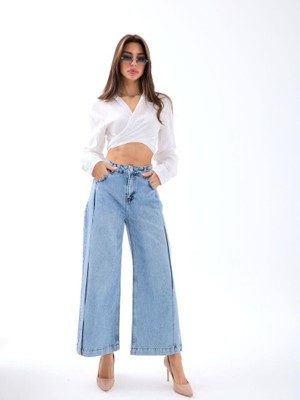 Nidam Butik 7356 Kot Pantolon-Mavi