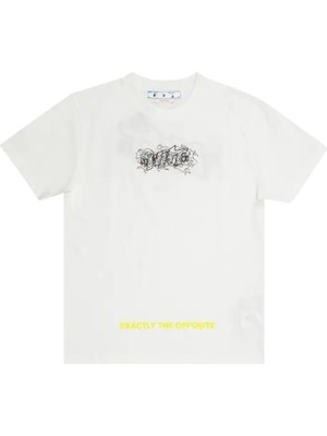 Off-White Graffiti Layers Slim T-Shirt