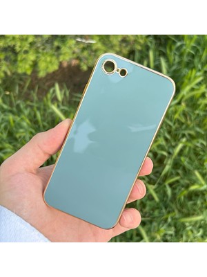 iPhone 7/8/se 2022 Kılıf Kenar Detaylı Yumuşak Parlak Silikon
