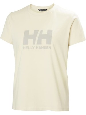 Helly Hansen Helly Hansen W Hh Logo T-Shırt 3.0 Kadin Bej Tshirt HHA.54593-HHA.034