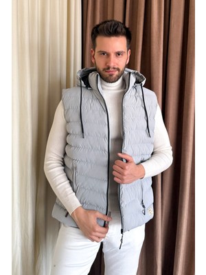 Erkek Kapşonlu Şişme Yelek