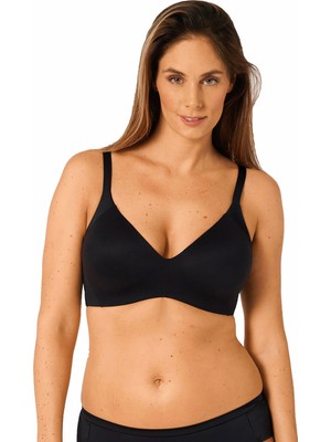 Triumph Body Make-Up Soft Touch Kap Içi Boş Düz Balensiz Siyah Sütyen