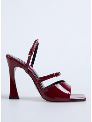 Vince Camuto Deri Bordo Kadın Topuklu Ayakkabı Quınn