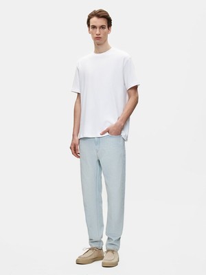 LTB Erkek Loose Beyaz T-shırt