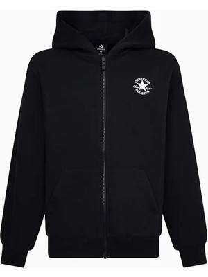 Converse Düz Erkek Çocuk Siyah Sweatshırt 9CG706-023-CNVB Dıssected Ctp Full