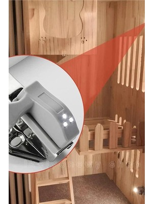 Sensörlü Menteşe Lambası LED Işık Dolap Kapağı Menteşe Lambası Sensörlü