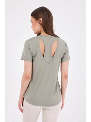 Scorp Vector Kadın Spor Tişört A. Yeşil