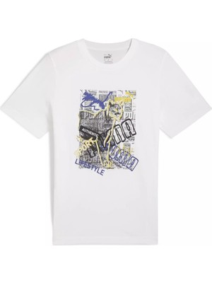 Puma 68321302 Graphics Photoprint Tee Erkek Spor Tişört