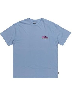 Quiksilver Take Us Back Logo Erkek Mavi Tişört