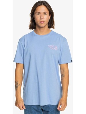 Quiksilver Shadow Knock Erkek Mavi Tişört
