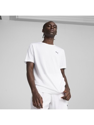 Puma Erkek Spor Tişört Kısa Kol Pamuk Kumaşla Şık Tasarım ve Nefes Alabilirlik