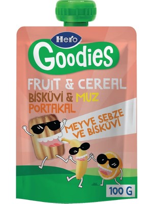 Hero Goodies Goodıes Muz Portakal Bisküvi Pouch