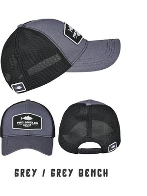 Fujin Pro Angler Grey + Grey Bench Şapka