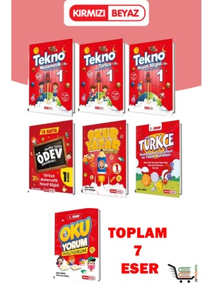 Kırmızı Beyaz Tekno Set Birinci Sınıf