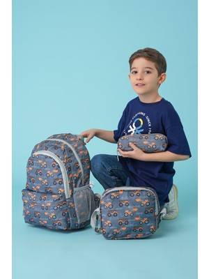 Cambridge Polo Club Üçlü Okul Çanta Seti PLCAN2079-335 Truck