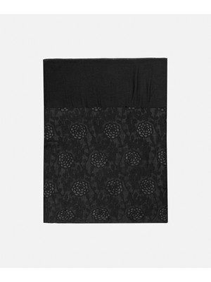 Çiçek Motifli Transparan Şal IS1250065012001