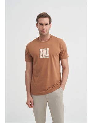 Cazador 4165 Erkek Bisiklet Yaka T-Shirt