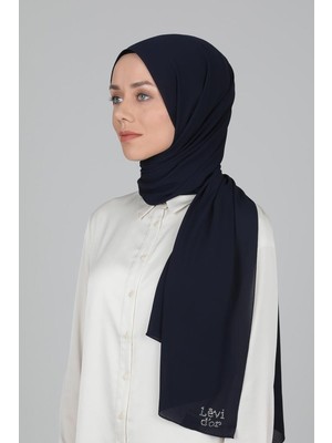 Lêvi D'or Sarı Lux Şifon Şal