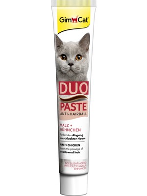 GimCat Anti-Hairball Duo Paste Tavuk + Malt 50gr