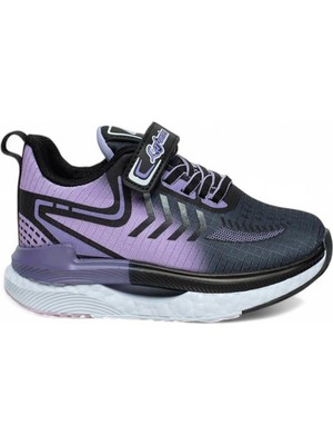 Lafonten Siyah Pudra Kız Çocuk Yazlık Spor Ayakkabı