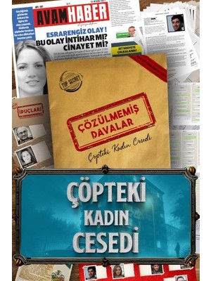 Çöpteki Kadın Cesedi - Dedektif Oyunu
