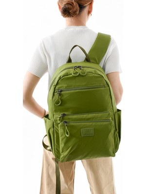 Orta Boy Sırt Çantası Ultra Hafif Çok Cepli Açık Yeşil (MODEL:571-13-9B)