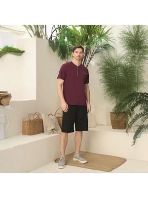 Elite Point Elitepoint 1706 Erkek Yazlık Şortlu Pijama Takımı