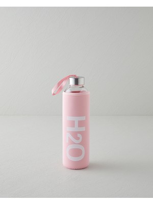 Refresh Bottle Cam Kılıflı Şişe 750 ml Pudra