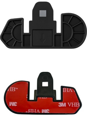 Knmaster KN6100 Interkom İçin Hafif Kask Sabitleme Aparatı 3M Yapışkanlı Tasarım
