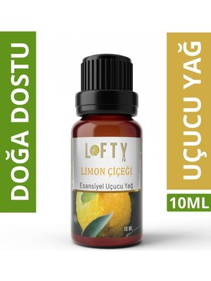 Lofty Limon Çiçeği Uçucu Yağ Buhurdanlık Esansı Konsantre Oda Kokusu Esans Buhur Yağı 10 ml