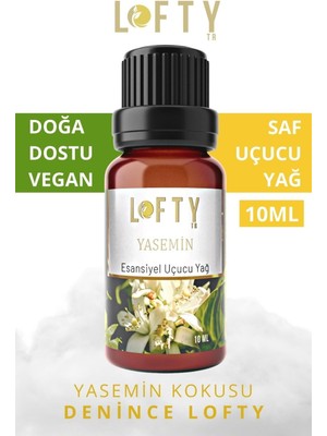 Lofty Yasemin Uçucu Yağ Buhurdanlık Esansı Konsantre Oda Kokusu Uçucu Esans Buhur Yağı 10 ml